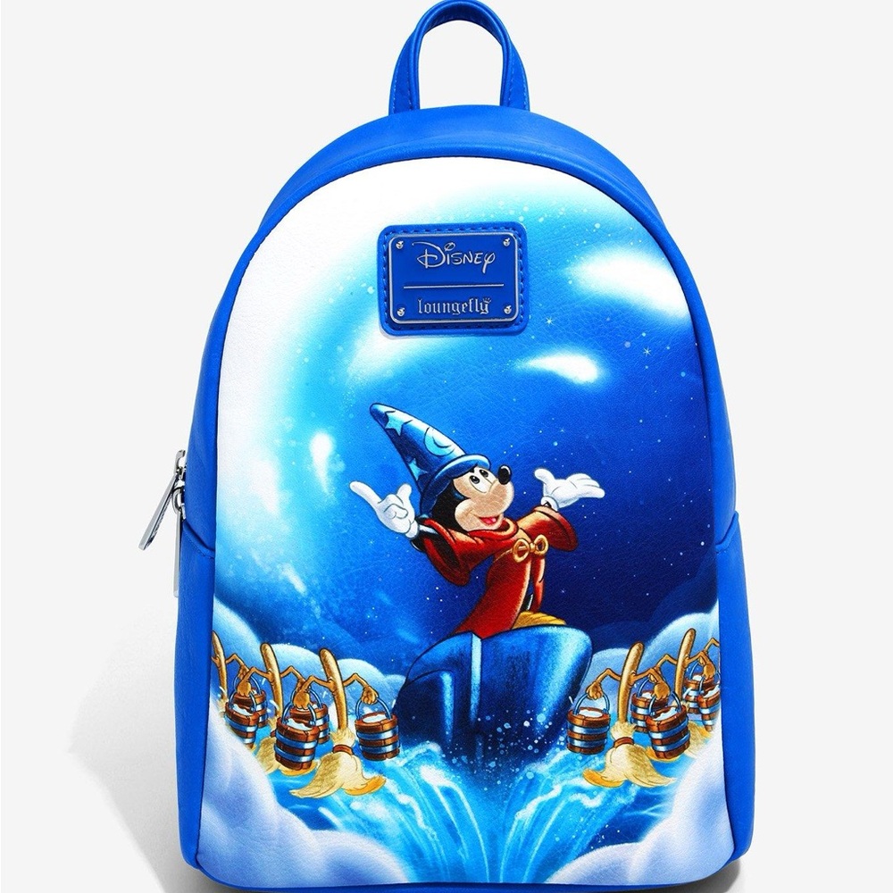 Rare Loungefly Disney Fantasia Scorcerer Mickey mini backpack